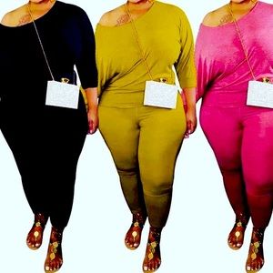 Two piece legging suit